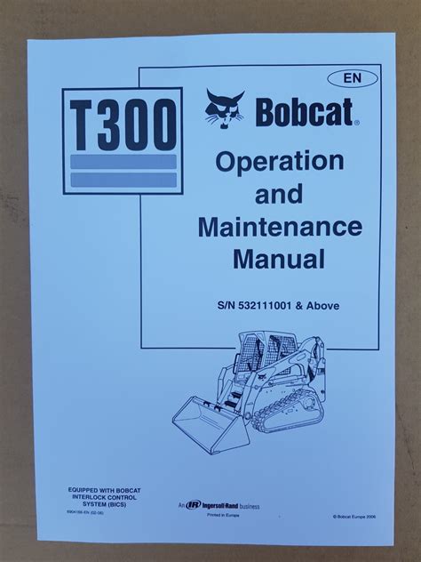 bobcat  tracked skid steer loader operators manual sps parts