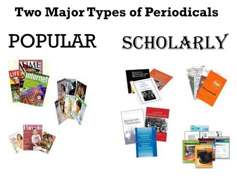 types  periodicals popular  scholarly powerpoint