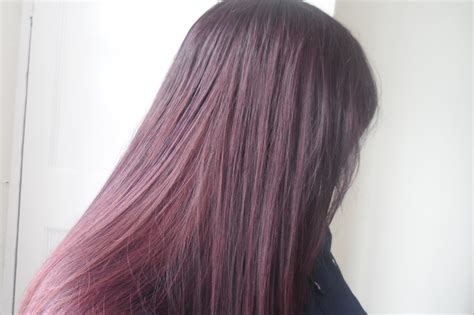 ribena coloured hair  loreal casting creme gloss   plum flutter  sparkle