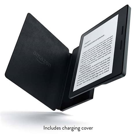 amazon kindle oasis ereader  leather charging cover officially announced gadgetsin
