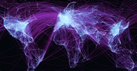 visualizations   global flights network student work