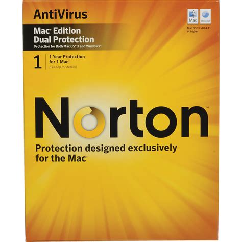 symantec norton antivirus dual protection  mac  bh