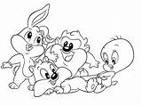 Coloring Pages Bugs Bunny Looney Tunes Christmas Getcolorings sketch template