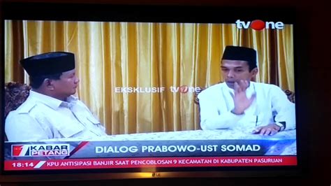 Ustad Abdul Somad Dukung Prabowo Youtube