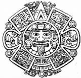 Aztec Goddesses sketch template