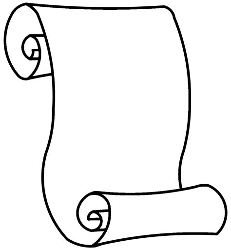 scroll traceable heraldic art