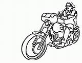 Motorcycle Coloring Pages Drawing Simple Printable Kids Color Sheets Motorbikes Harley Motorbike Motorcycles Motor Print Bestcoloringpagesforkids Cycle Template Easy Objective sketch template