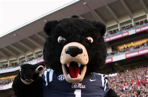 Ole Miss Football A Eulogy For The Black Bear Mascot