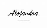 Alejandra Tattoo Name Adan Designs sketch template