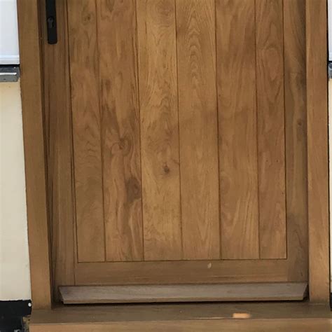 solid oak front door full board frame included