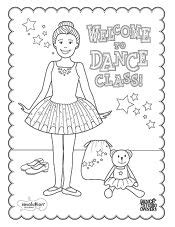 dance class printable coloring page member login area
