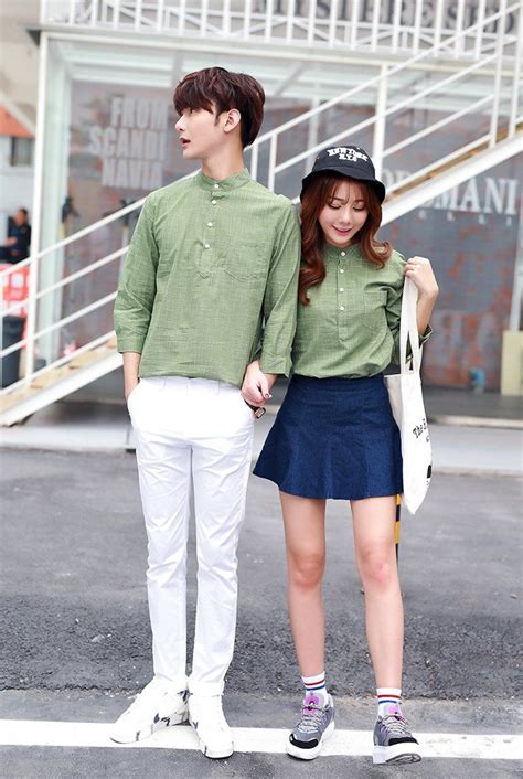 cc00914 spring and autumn couple clothes korean style shirt for men korean fashion korean