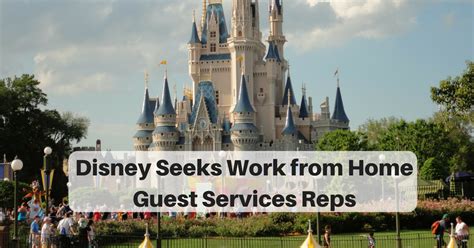 work  home  disney part time guest services representatives needed real work