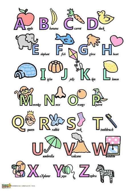 printable alphabet poster