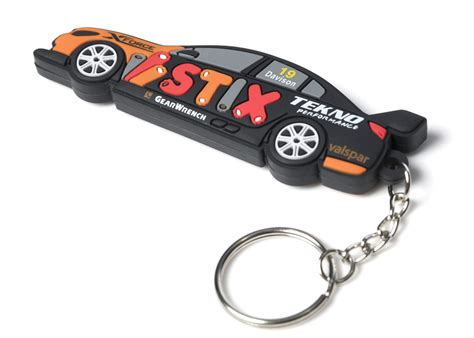 custom 2d 3d soft pvc rubber keychain with extra printed logo