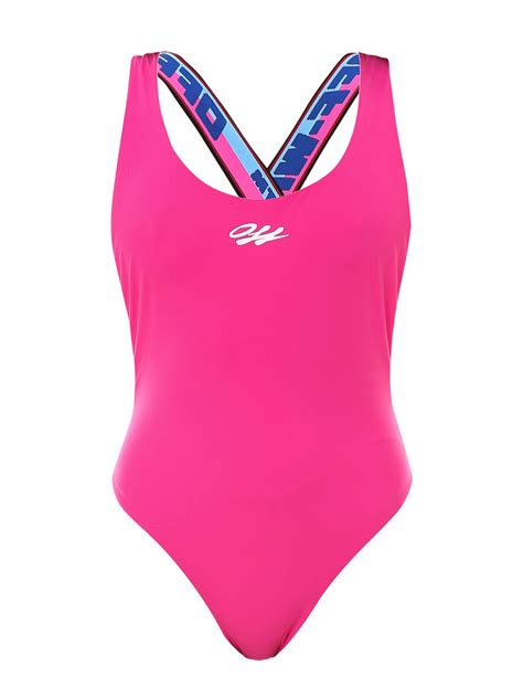 one piece off white one piece swimsuit owfa008r21jer0013201