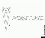 Pontiac Emblem Brand sketch template