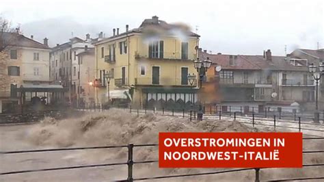 noordwest italie geteisterd door overstromingen nos