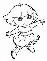 Dora Coloring Pages Explorer Printable Boots Easter Getcolorings Getdrawings Color Backpack Colorings sketch template