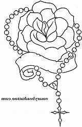 Rosary Praying Hands Drawing Cross Tattoo Beads Drawings Designs Getdrawings sketch template