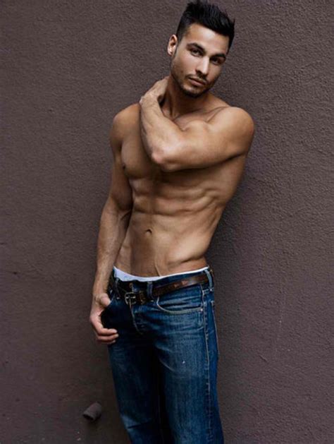 Hunk In Blue Jeans Washboard Abs