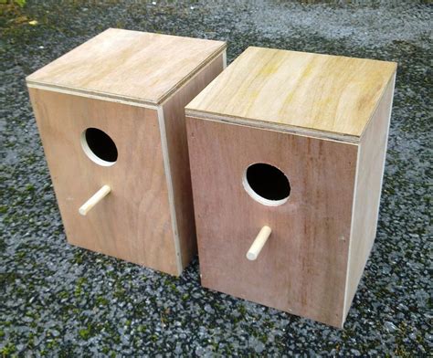 pair  cockatiel parakeet nest nesting breeding boxes       pet supplies birds