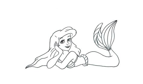 easy mermaid drawing  getdrawings