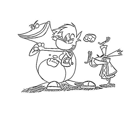 rayman  coloring page  printable coloring pages  kids