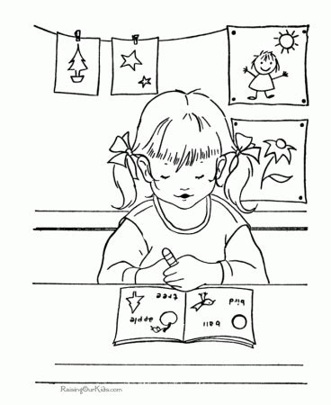 coloring page teacher  classroom  coloring home