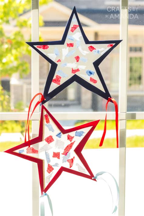 star suncatchers crafts  amanda   july crafts