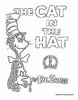 Coloring Hat Cat Pages Grade Seuss Dr Worksheets Third Grammar Printable Color School Back Second Read Across America Teaching Fun sketch template