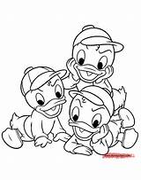 Coloring Disney Pages Huey Louie Dewey Printable Ducktales Duck Colorare Da Disegni Sheets Cartoon Colouring Qua Qui Quo Loui Color sketch template