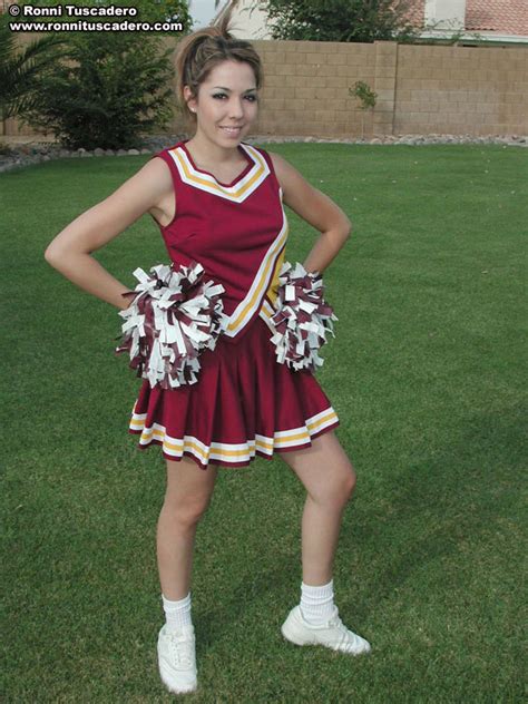 sexy blondie in slutty cheerleader uniform xbabe