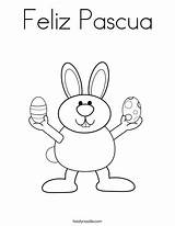 Coloring Pascua Feliz Easter Bunny Pages Twistynoodle April Favorites Login Add Noodle Change Template sketch template