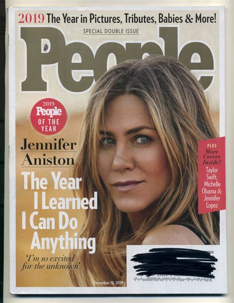 People Magazine December 16 2019 Jennifer Aniston Back Issue