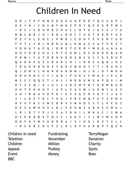 kids word search