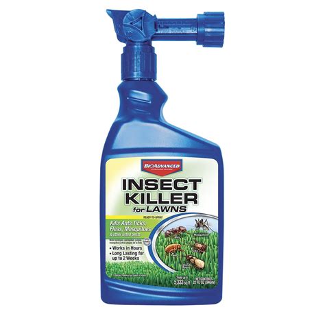 bioadvanced insect killer  lawns ready  spray oz sqft  coverage ants