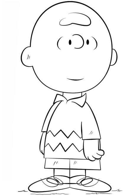chef charlie brown coloring page  printable coloring pages  kids