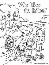 Coloring Summer Pages Camping Printable Fun Hiking Hikers Preschool Kids Friends Template School Print Find Reader Bee Choose Board sketch template