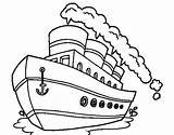Paquebot Ship Cruise Liner Ocean Coloring Transportation Pages Printable Coloringcrew Coloriage Colorier Colorear Kb sketch template