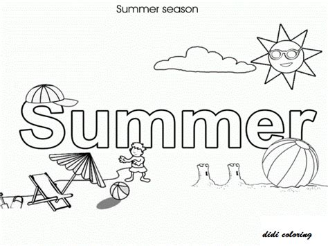 seasons coloring pages google search summer coloring pages