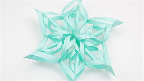 How To Make A 3d Paper Snowflake 12 Steps With Pictures