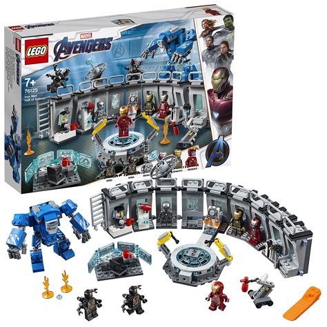 buy lego  super heroes marvel avengers iron man hall  armor modular lab   marvel
