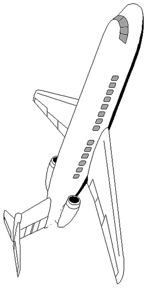 airplane  coloring page