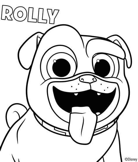 puppy dog pals coloring pages coloring home