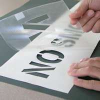 adhesive backed stencils    guide stencileasecom