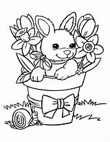 Rabbit Printable Coloring Template Templates Pages Colouring Shape sketch template