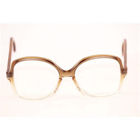 80s Geek Eyeglasses Ombre Glasses Brown Eyewear Liberty Optical Made In