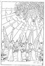 Venida Colorear Colouring Apocalipsis Nativity Miracles sketch template