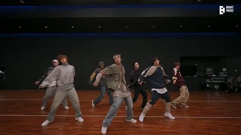 btss latest run bts dance practice video shows  members